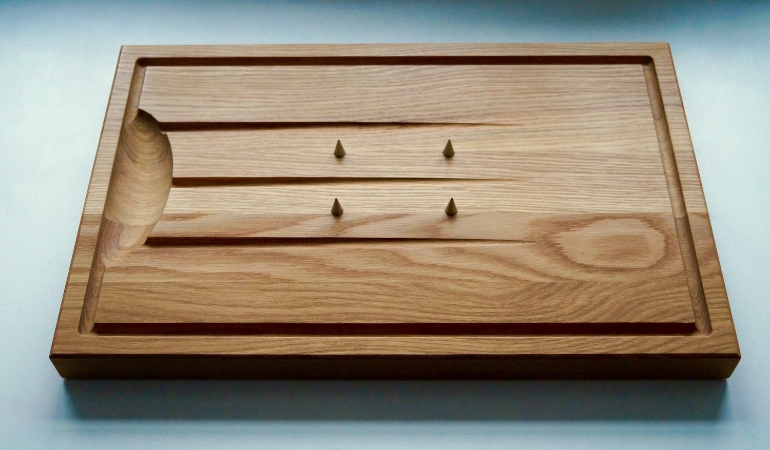 Personalised Wooden Carving Board with Spikes