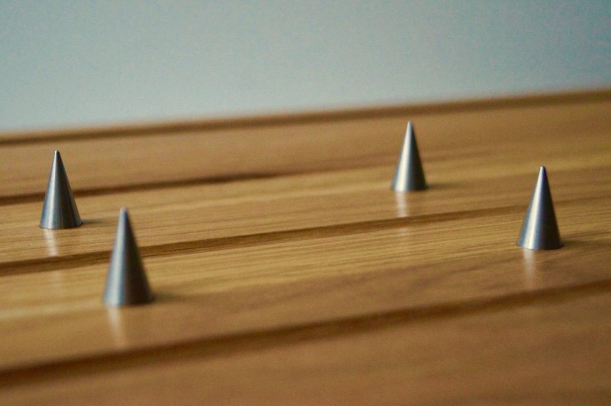 Wooden Meat Carving Board with Spikes