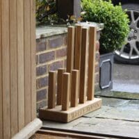 boot holders wooden