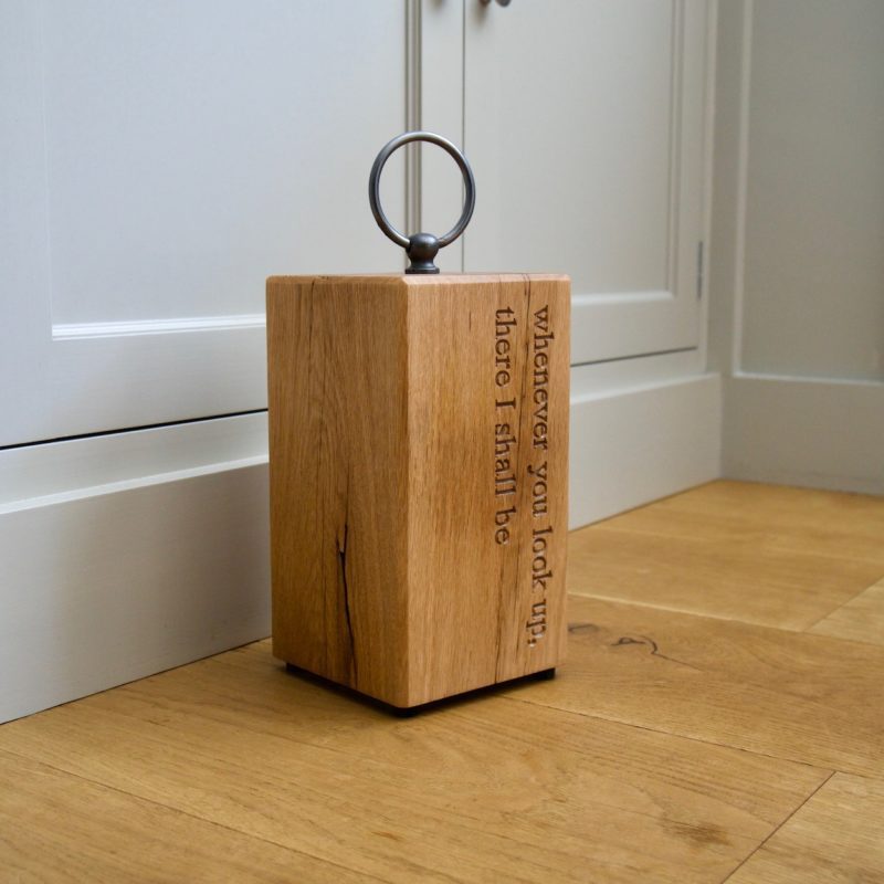 Personalised Wooden Door Stops