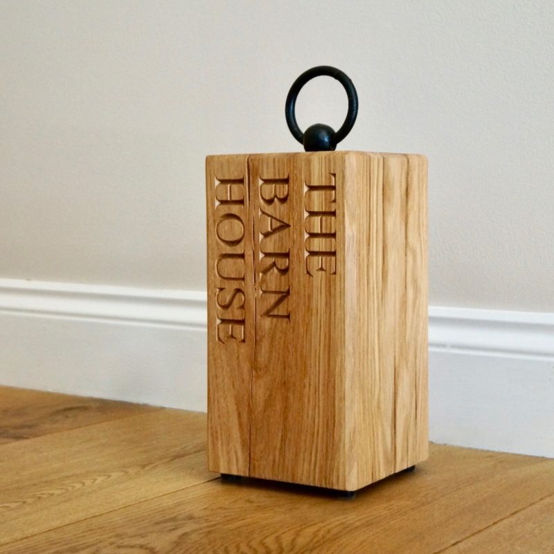 Personalised Wooden Door Stops