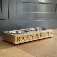 personalised-wooden-dog-bowls