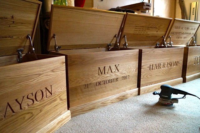 Personalised Wooden Toy Box Toy Box | MakeMeSomethingSpecial.com
