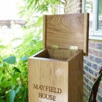 engraved-oak-post-box