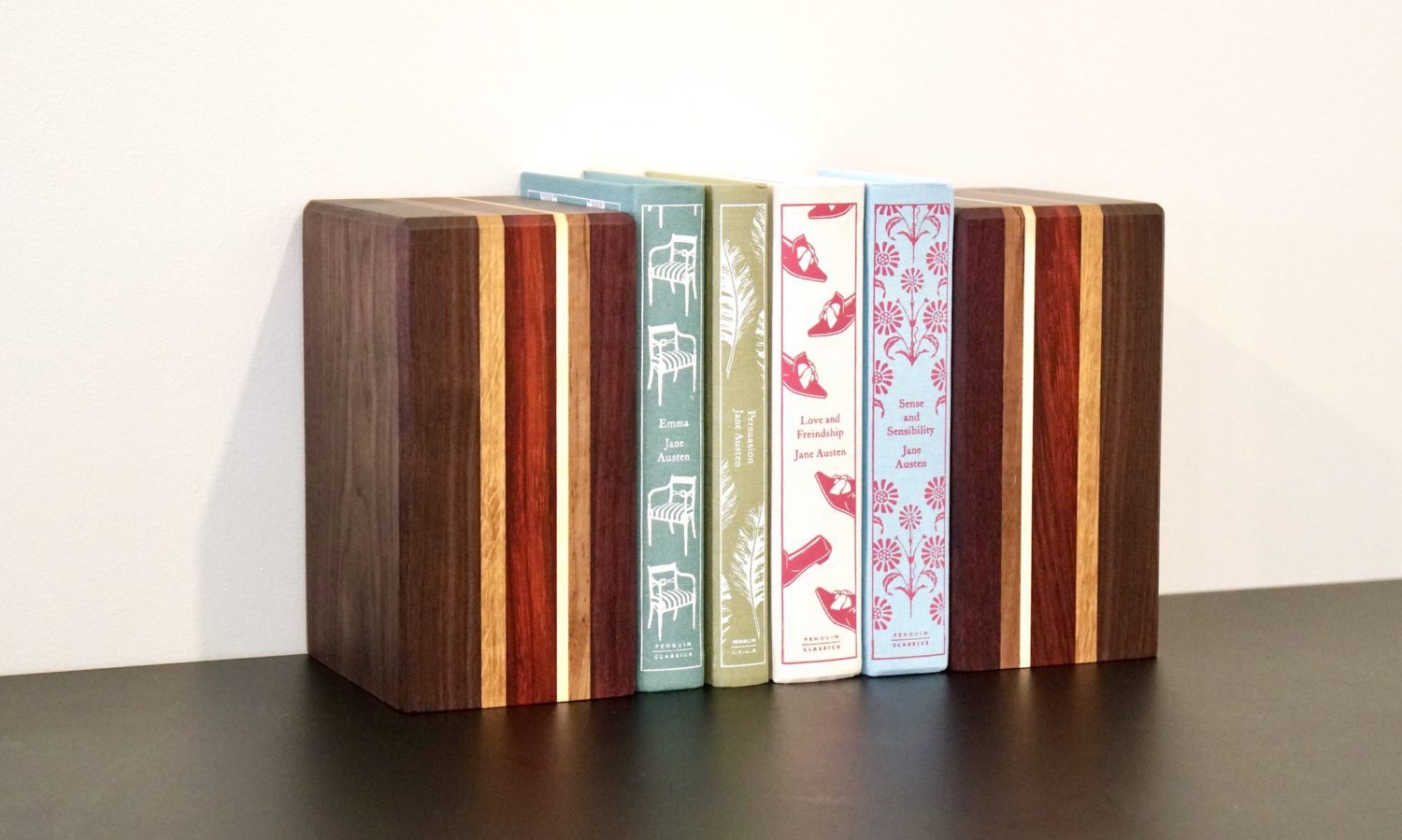 multi-coloured-wooden-bookends