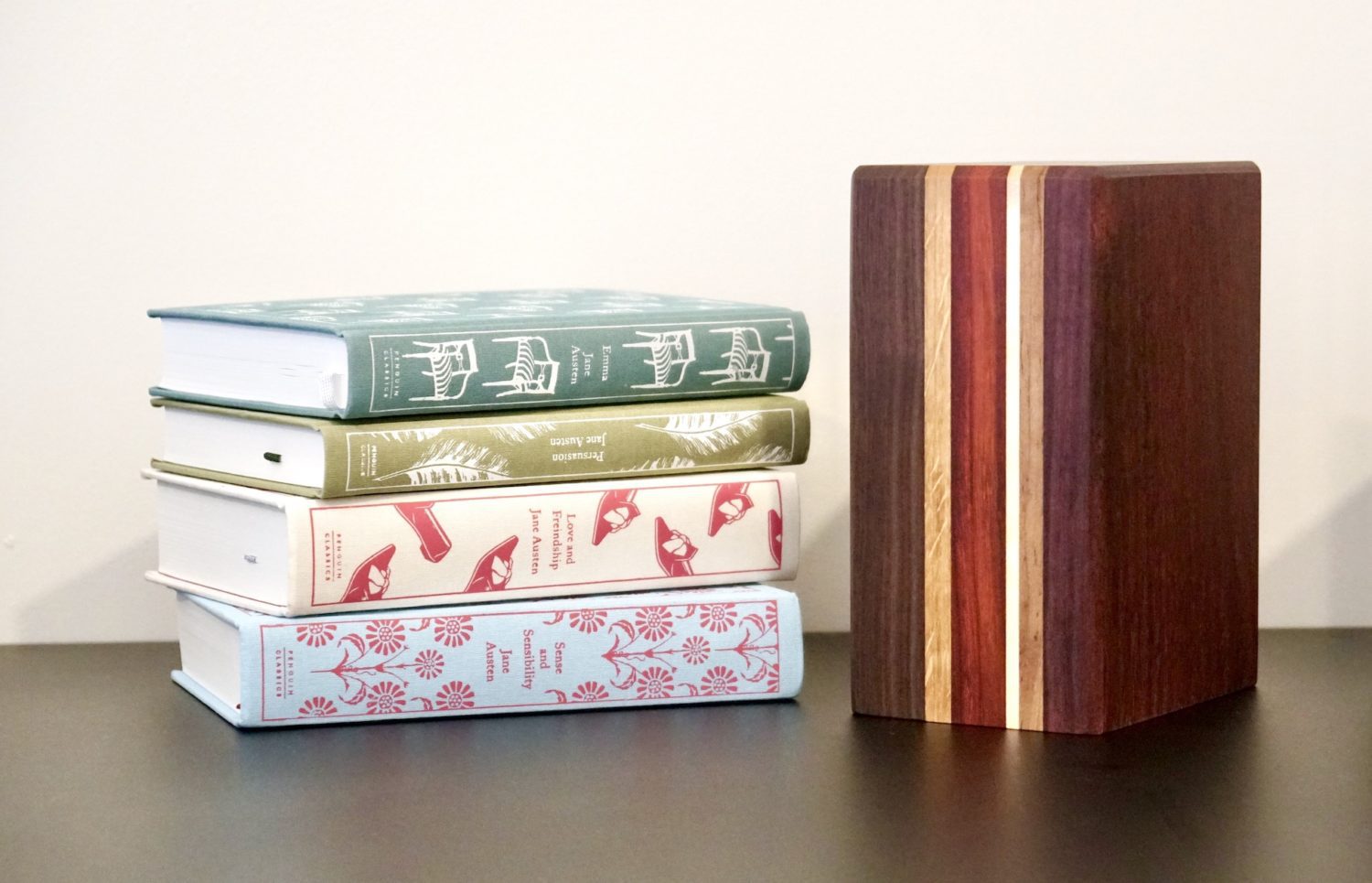 stripy-wooden-bookends