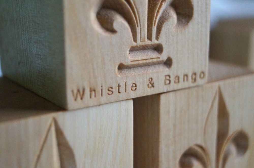 Display Engraved Wooden Blocks from MakeMeSomethingSpecial.com