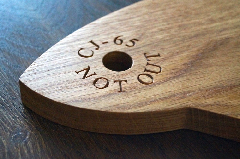 Handmade Oak Guitar Cutting Board Serving tray