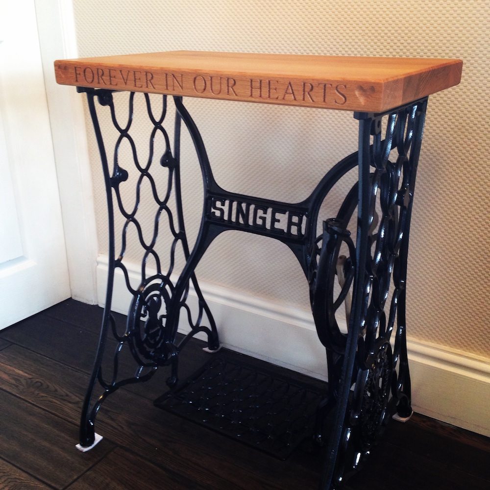 Singer Sewing Machine Table Top from MakeMeSomethingSpecial.com