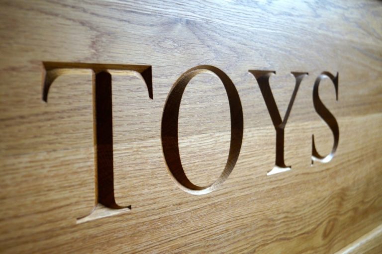 oak toy boxes