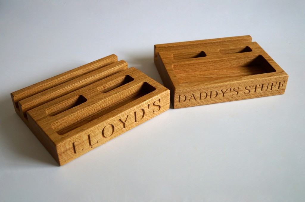 Personalised Wooden Desk Organisers from MakeMeSomethingSpecial.com