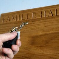 Wood magnetic key holder sale