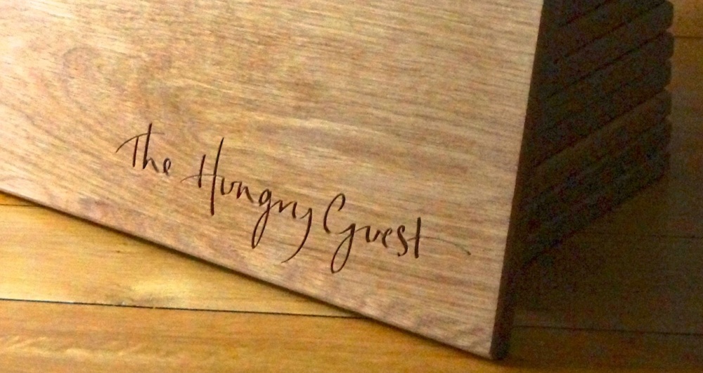 The Hungry Guest Bespoke Serving Boards from MakeMeSomethingSpecial.com