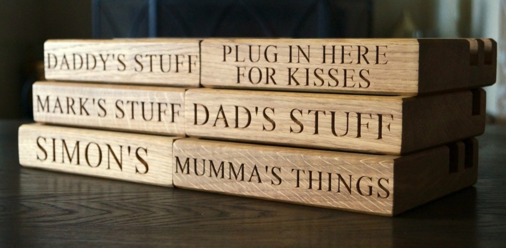 Personalised Wooden Desk Organisers from MakeMeSomethingSpecial.com