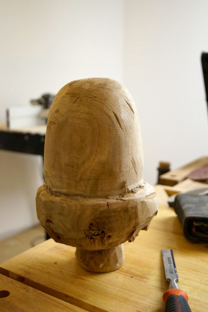 hand-carved-oak-finial-makemesomethingspecial.co.uk