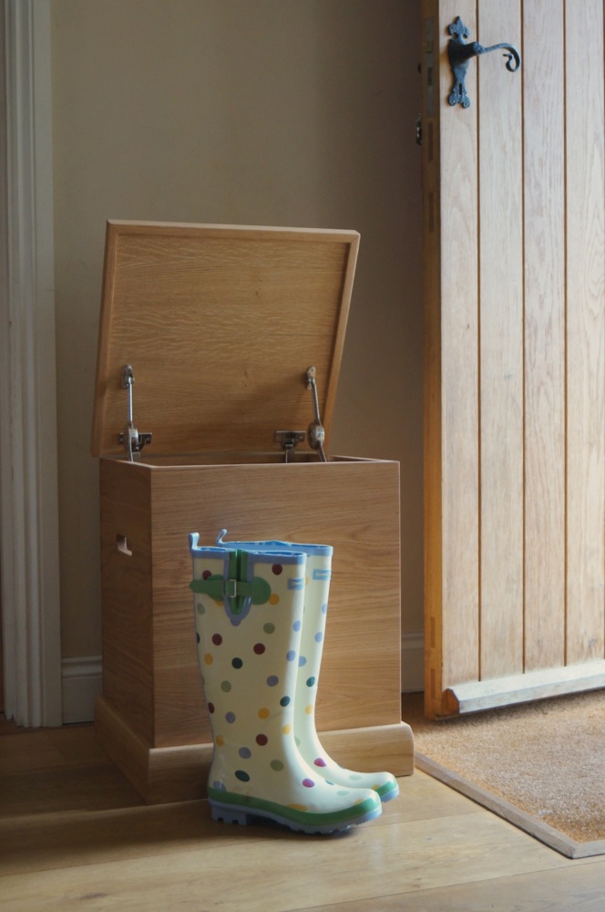 Wooden Wellington Boot Storage Boxes from MakeMeSomethingSpecial.com