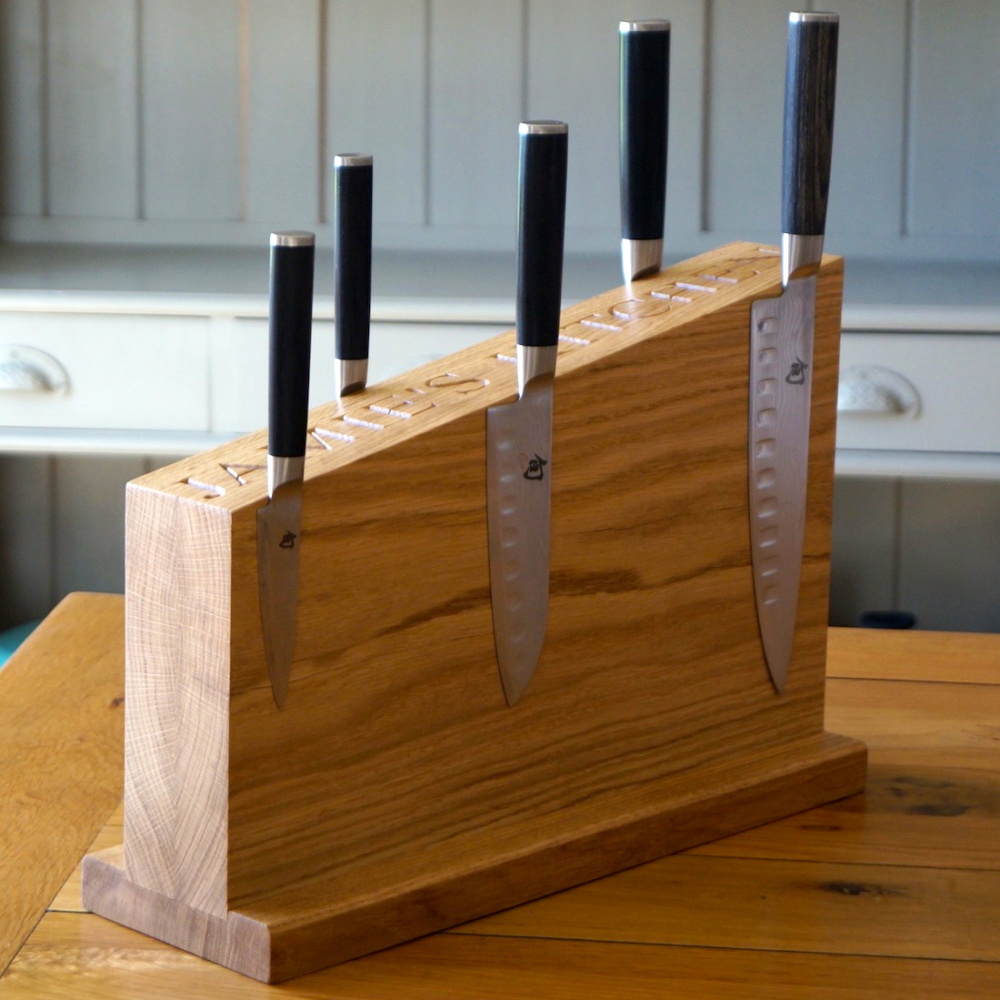 Magnetic Knife Stands from MakeMeSomethingSpecial.com