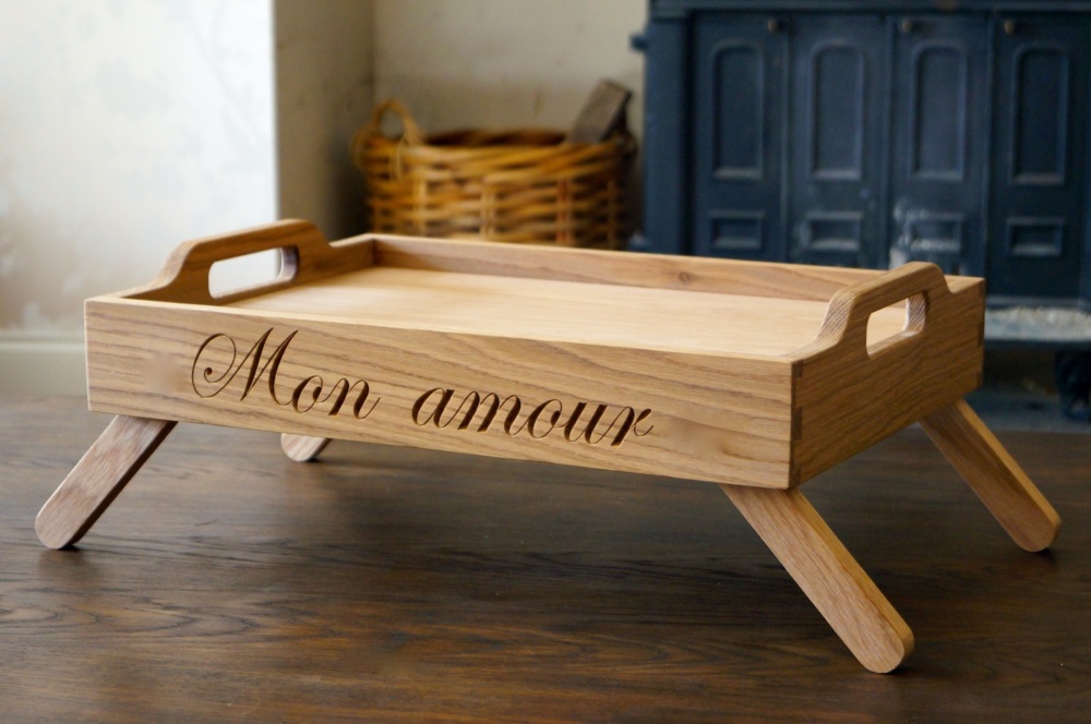 Personalised Wooden Lap Tray from MakeMeSomethingSpecial.com