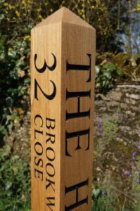engraved-wooden-sign-posts-makemesomethingspecial.co.uk