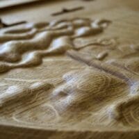 carved-crest-in-wood-makemesomethingspecial.co.uk