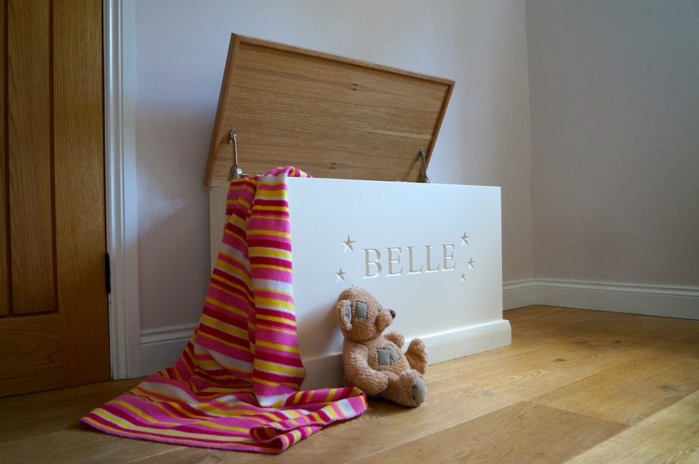 Personalised Kids Toy Boxes from MakeMeSomethingSpecial.com