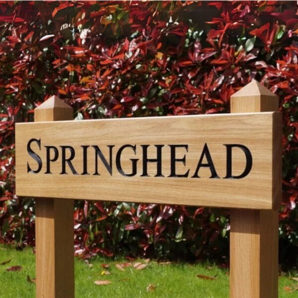 Personalised-wooden-premium-house-sign-on-posts