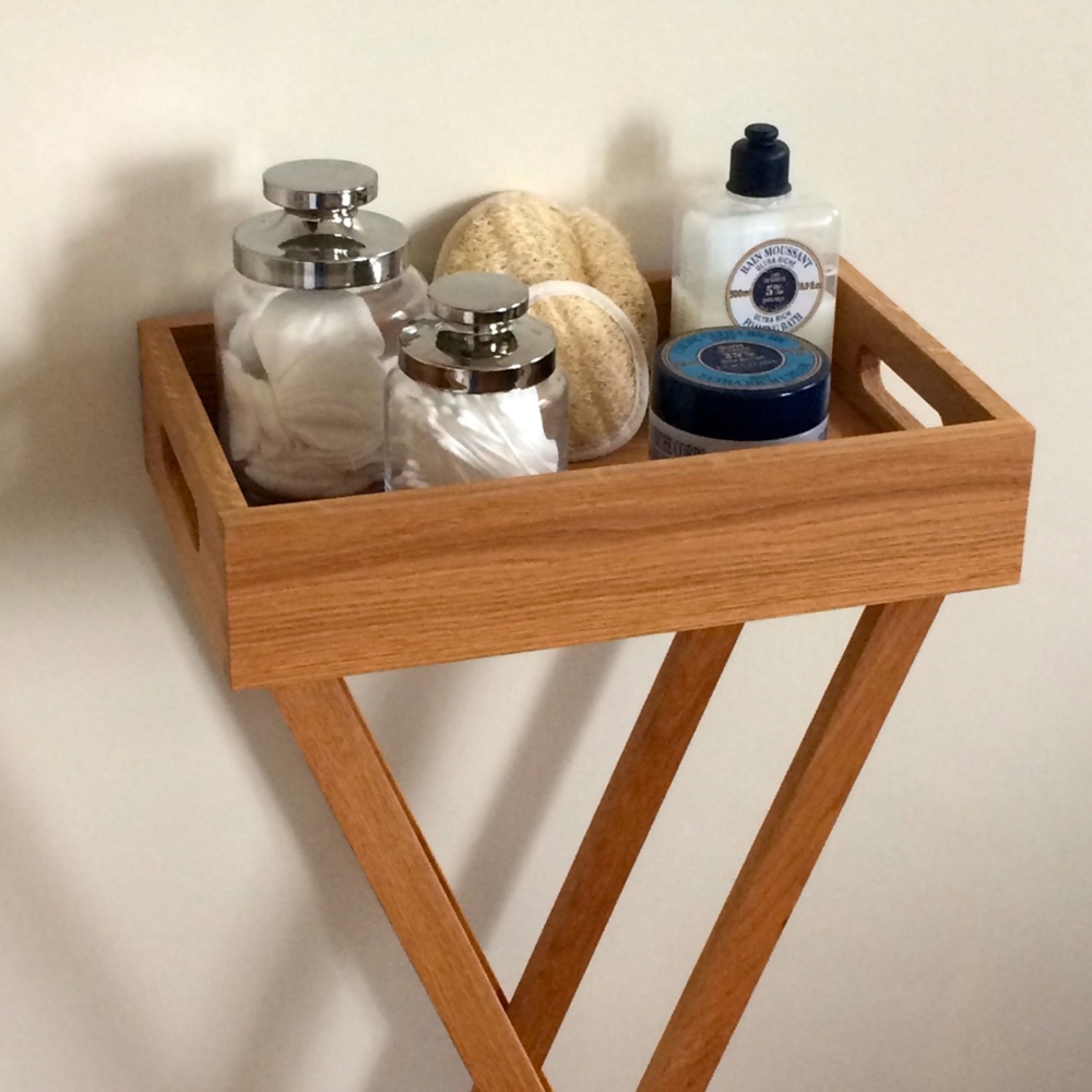 Wooden Tray for The Bathroom from MakeMeSomethingSpecial.com