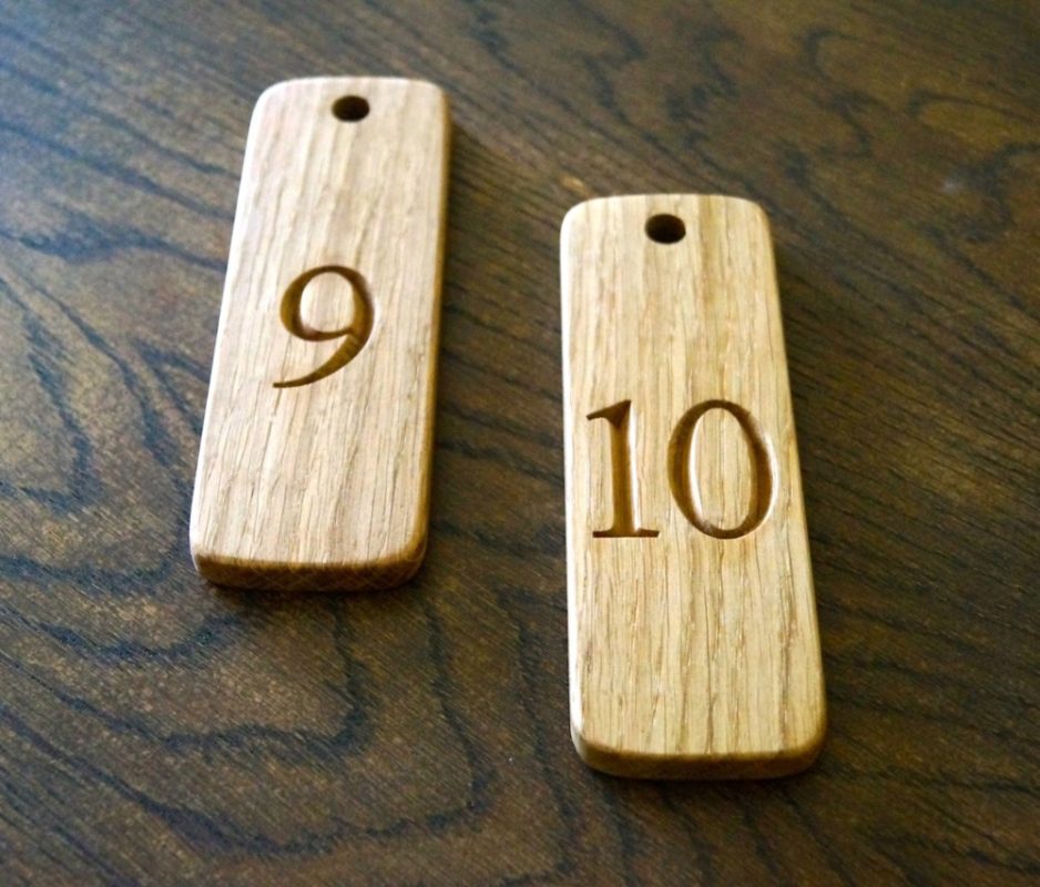 Engraved Wooden Keyrings