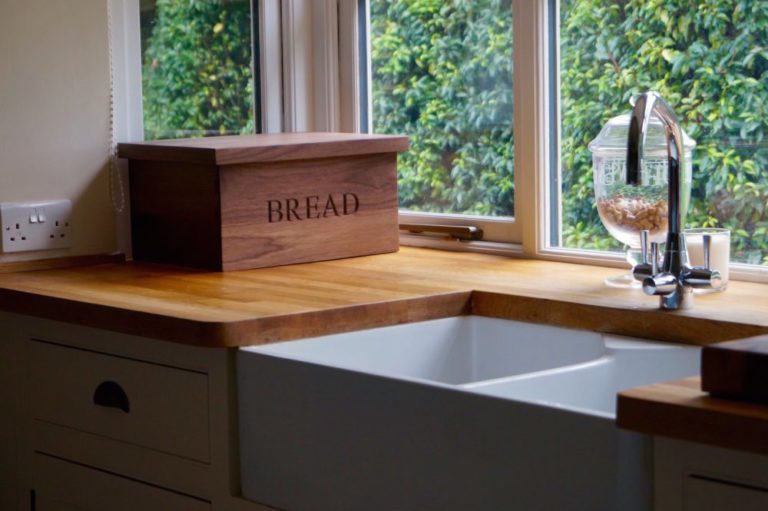 Engraved Wooden Bread Bin s