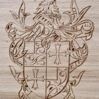 carved-crest-in-oak
