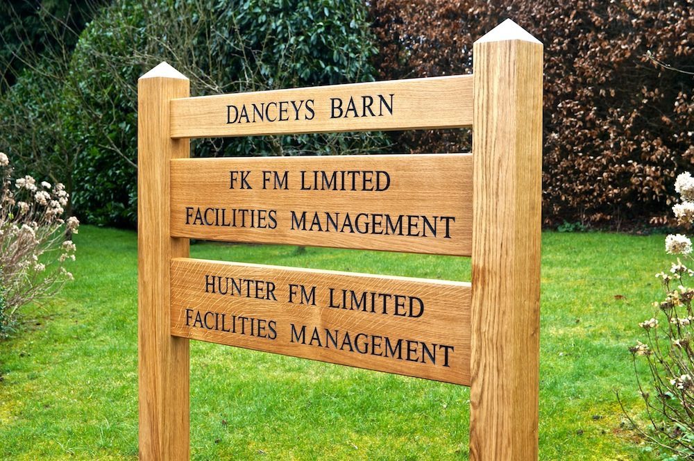 Oak House Signs Crafted by Hand in Surrey from MakeMeSomethingSpecial.com