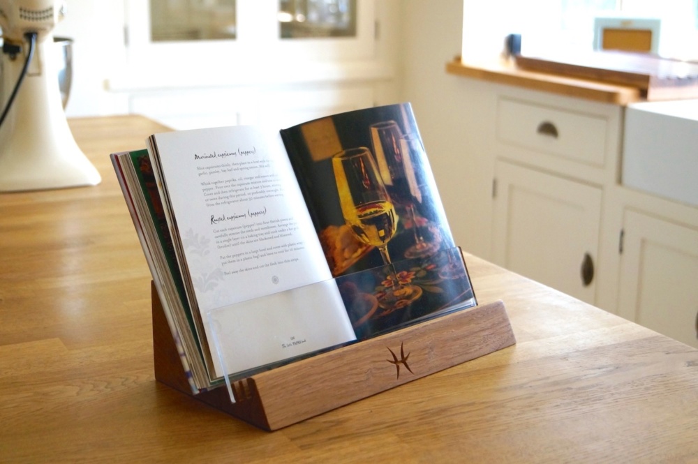 personalised cookery bookstand