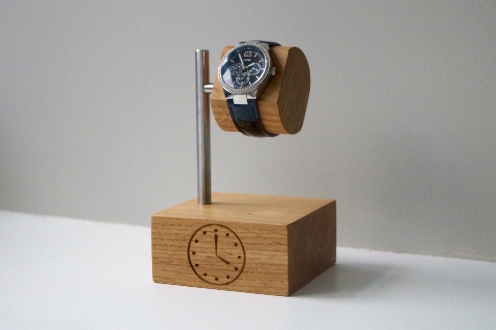 personalised Wooden watch stand