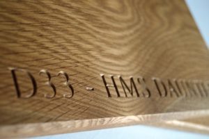 personalised engraved solid oak serving board