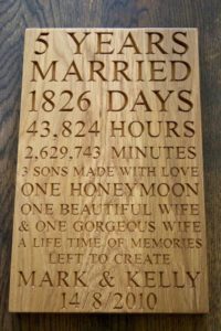 5th-anniversary-wall-plaques-uk-makemesomethingspecial.co.uk
