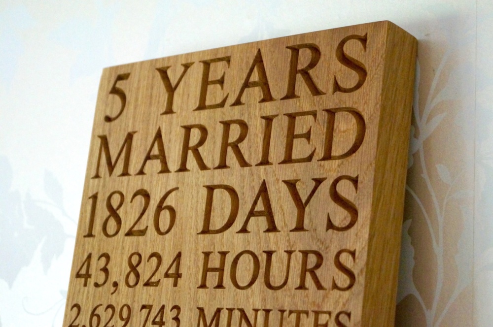 Fifth wedding deals anniversary gift