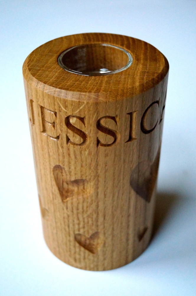 personalised-oak-candle-holders-makemesomethingspecial.co.uk