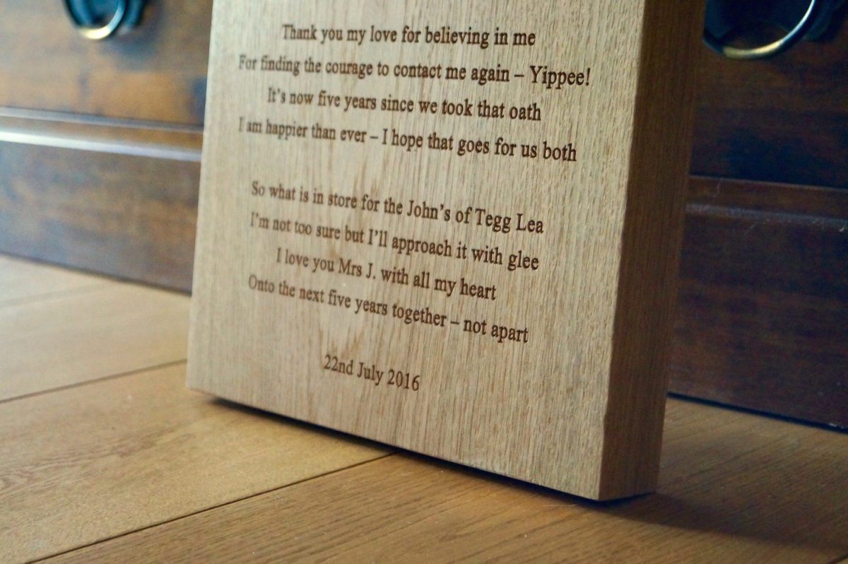 Personalised Poem Wall Plaques | MakeMeSomethingSpecial.com