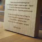 Personalised Poem Wall Plaques | MakeMeSomethingSpecial.com