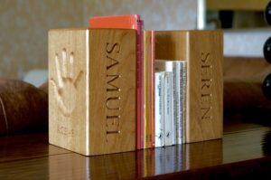 Childrens personalised gifts handprint bookends makemesomethingspecial.com