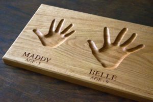 childrens personalised gifts hand impressions makemesomethingspecial.com