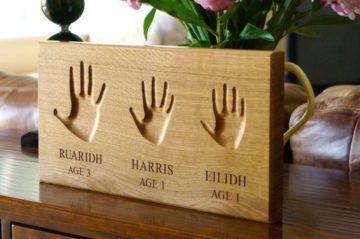 Engraved Hand Impressions