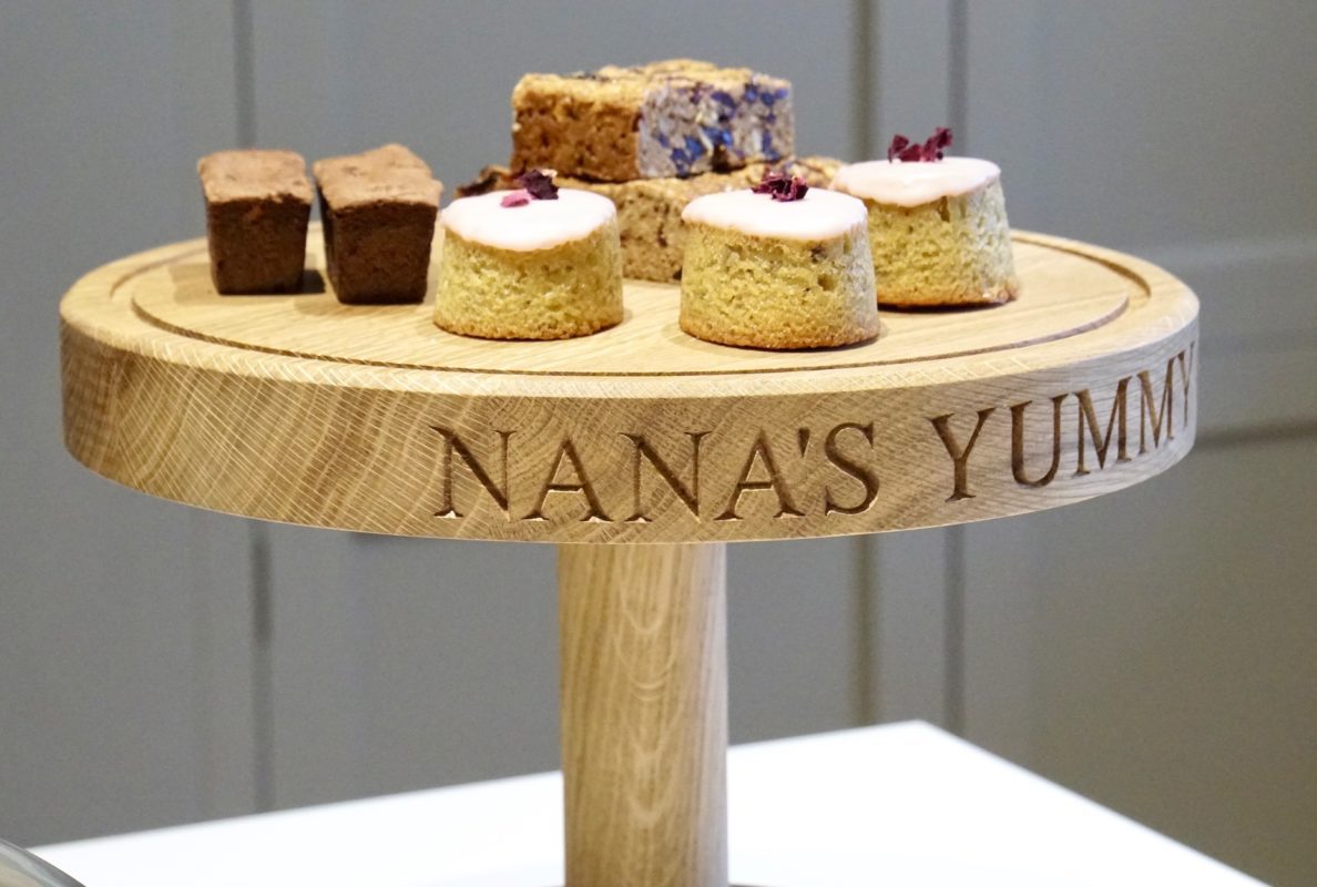 Wooden Cake Stand View Options