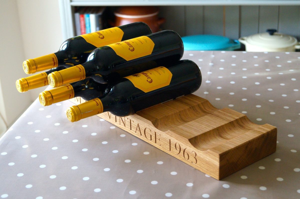 Engraved Wine Rack by MakeMeSomethingSpecial.com