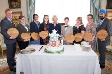 engraved-wooden-awards-the-big-lunch-duchess-of-cornwall-makemesomethingspecial-com