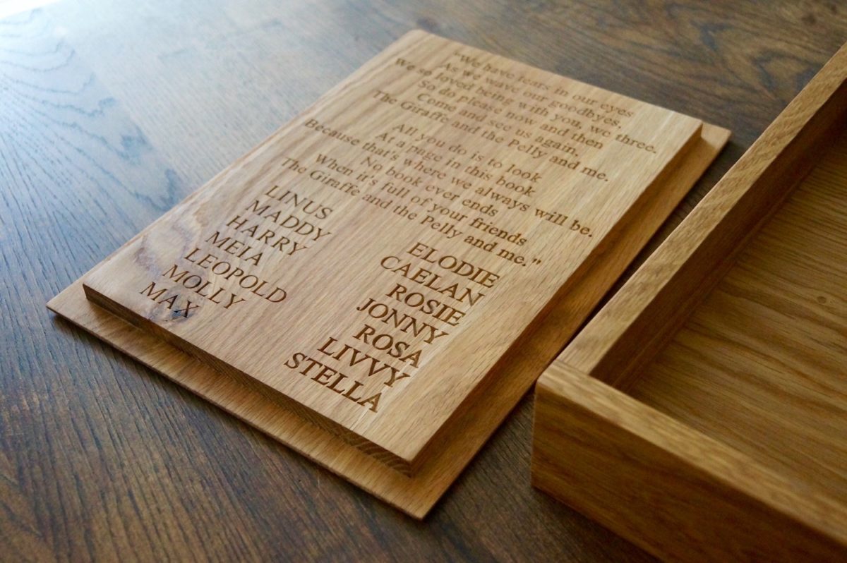 engraved wooden boxes