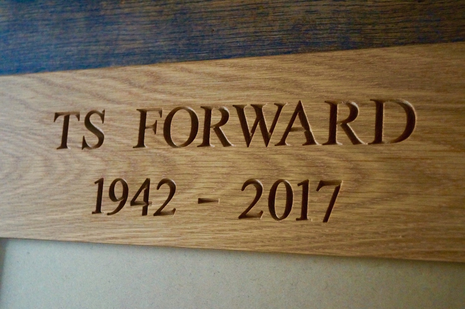 personalised wooden plaque