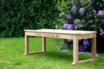 engraved-wooden-backless-bench-makemesomethingspecial.com
