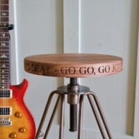 personalised-wooden-swivel-stool