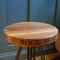 wood-and-metal-swivel-stool-makemesomethingspecial.com